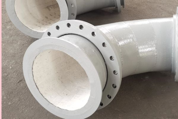 輸灰管道耐磨陶瓷管道彎頭 輸灰管道耐磨陶瓷管道彎頭