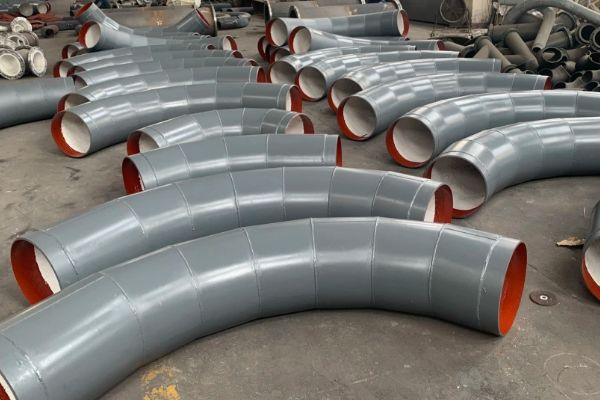 輸灰管道耐磨陶瓷管道彎頭 輸灰管道耐磨陶瓷管道彎頭