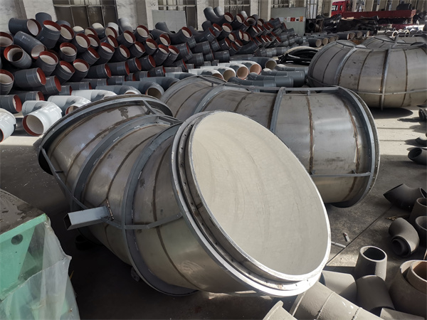 大口徑陶瓷貼片耐磨彎頭 大口徑陶瓷貼片耐磨彎頭