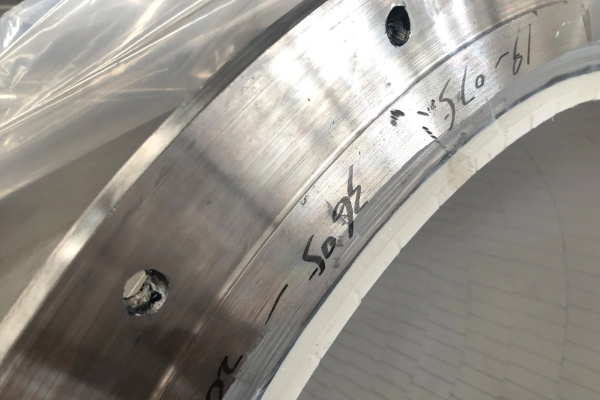 法蘭陶瓷式耐磨彎頭