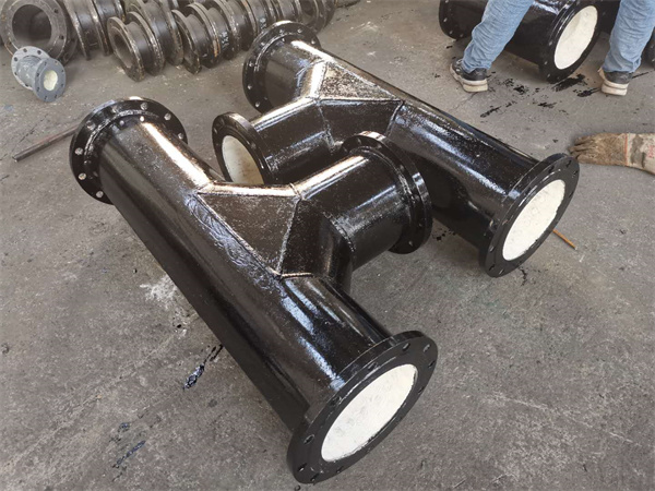 DN500內襯耐磨陶瓷三通