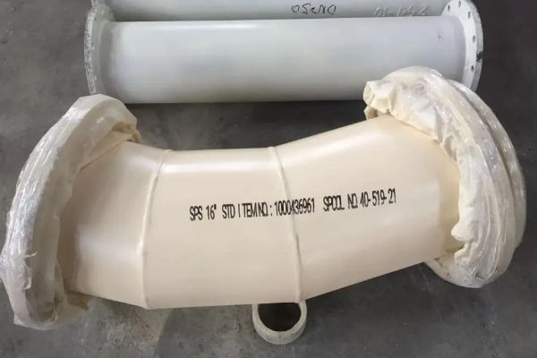 兩端法蘭式內襯陶瓷管 兩端法蘭式內襯陶瓷管