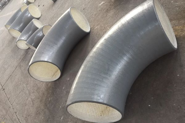 除塵設備管道主風管彎頭耐磨陶瓷內襯 除塵設備管道主風管彎頭耐磨陶瓷內襯
