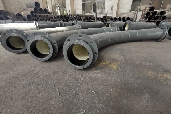 輸送石灰漿液管道內襯陶瓷管 輸送石灰漿液管道內襯陶瓷管