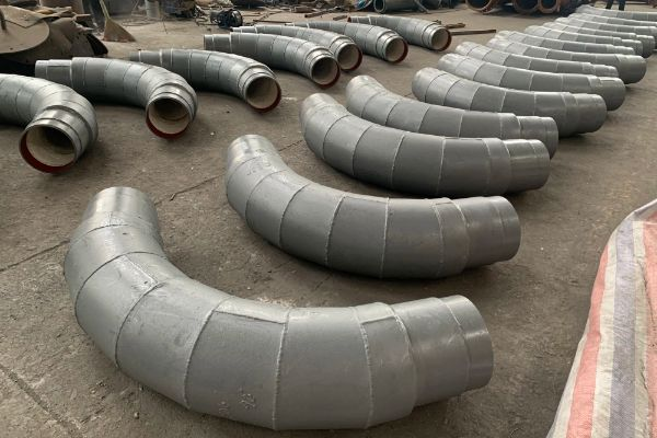 除塵灰件90°內襯陶瓷耐磨彎頭 除塵灰件90°內襯陶瓷耐磨彎頭