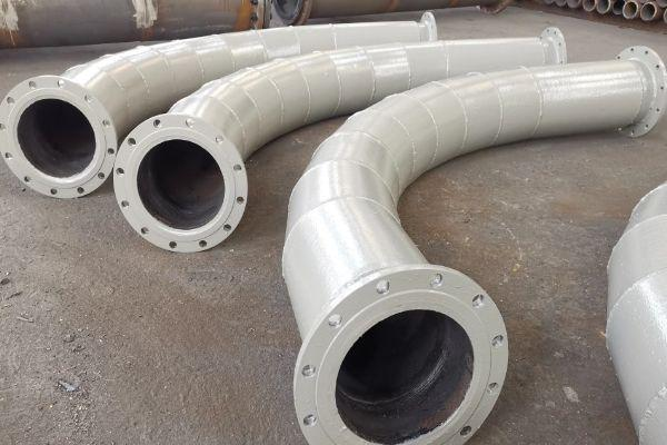 省煤器輸灰管線用內襯彎頭KmTBCr20MoG 省煤器輸灰管線用內襯彎頭KmTBCr20MoG